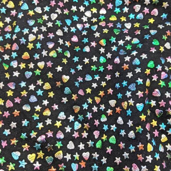 Vintage Breaking Waves Swim Suit Baby Girls Size 12m Black One Piece Metallic - Picture 3 of 5